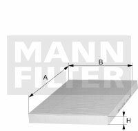 Filtr kabinowy MANN-FILTER