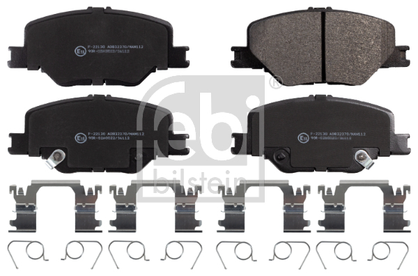 Klocki hamulcowe - komplet 116247 FEBI BILSTEIN