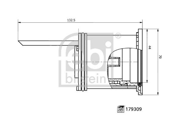 Filtr paliwa  179309 FEBI BILSTEIN