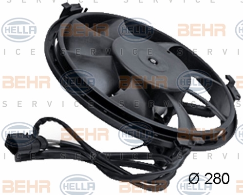 Wentylator, chłodzenie silnika 8EW 351 039-771 BEHR HELLA SERVICE