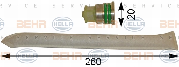 Osuszacz, klimatyzacja 8FT 351 193-121 BEHR HELLA SERVICE