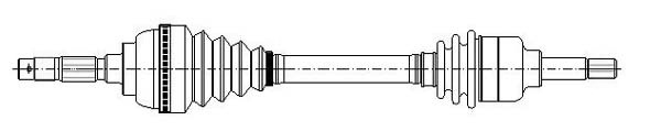 Wał napędowy 17-0040 METELLI CIFAM