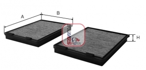 Filtr kabinowy przeciwpyłkowy S 4108 CA SOFIMA