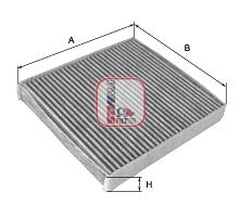 Filtr kabinowy przeciwpyłkowy S 4273 CA SOFIMA