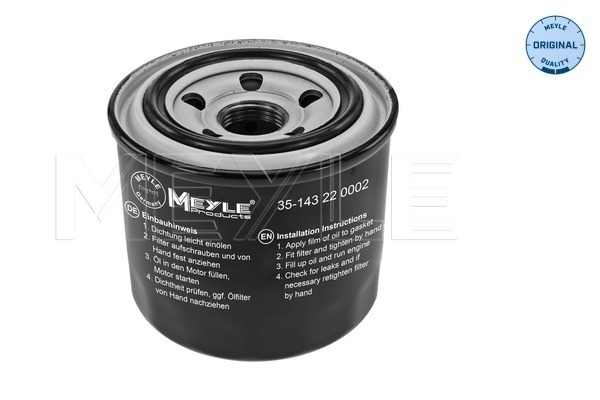 Filtr oleju, MEYLE-ORIGINAL: True to OE. 35-14 322 0002 MEYLE Products
