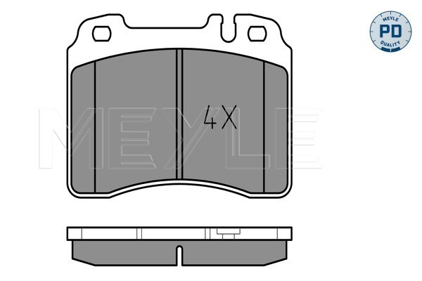 Klocki hamulcowe - komplet, MEYLE-PD: Advanced performance and design. 025 211 5316/PD MEYLE Products