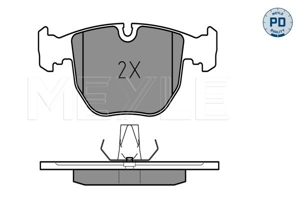 Klocki hamulcowe - komplet, MEYLE-PD: Advanced performance and design. 025 214 8619/PD MEYLE Products