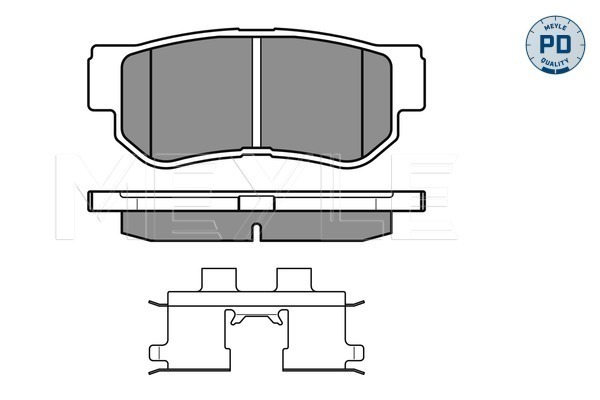 Klocki hamulcowe - komplet, MEYLE-PD: Advanced performance and design. 025 235 4314/PD MEYLE Products