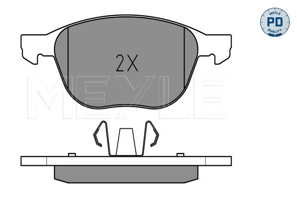 Klocki hamulcowe - komplet, MEYLE-PD: Advanced performance and design. 025 237 2318/PD MEYLE Products