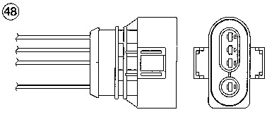 Sonda lambda 91623 NGK