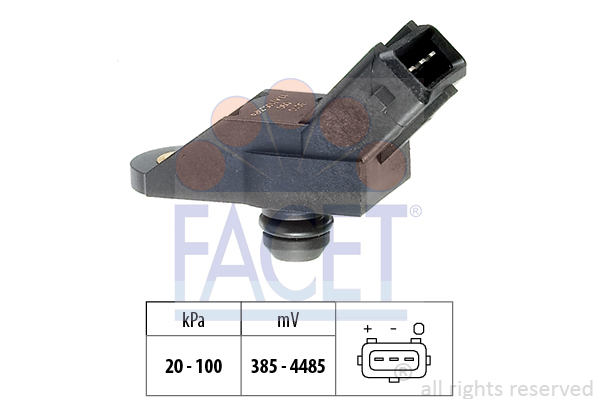 Czujnik, Made in Italy - OE Equivalent 10.3010 FACET EPS