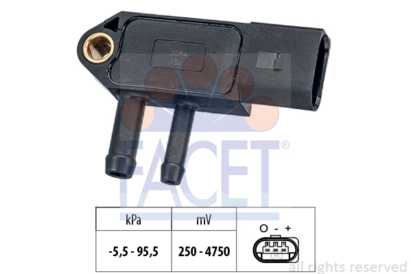 Czujnik, Made in Italy - OE Equivalent 10.3264 FACET EPS