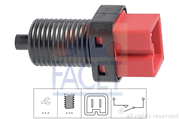 Przełącznik, Made in Italy - OE Equivalent 7.1184 FACET EPS