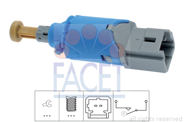 Przełącznik, Made in Italy - OE Equivalent 7.1224 FACET EPS