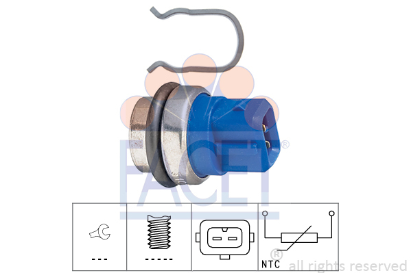 Czujnik, Made in Italy - OE Equivalent 7.3101 FACET EPS