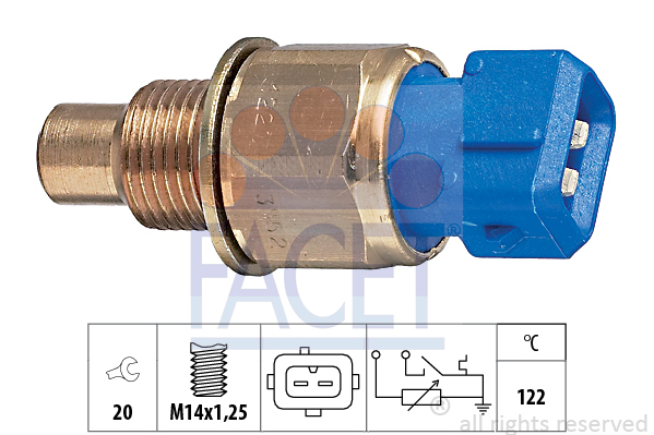 Czujnik, Made in Italy - OE Equivalent 7.3552 FACET EPS