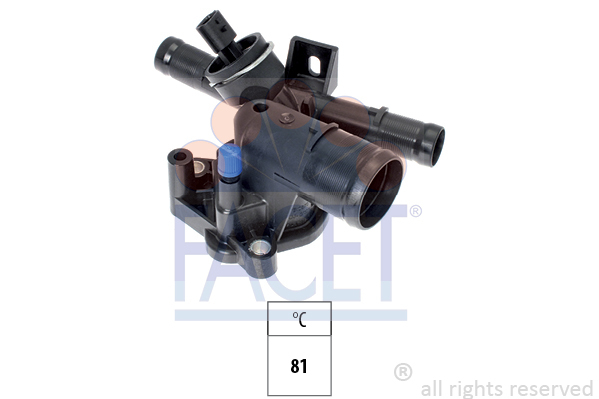 Termostat układu chłodzenia, Made in Italy - OE Equivalent 7.8785 FACET EPS