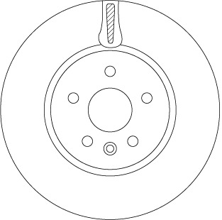 Tarcza hamulcowa DF6820 TRW