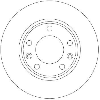 Tarcza hamulcowa DF6910 TRW