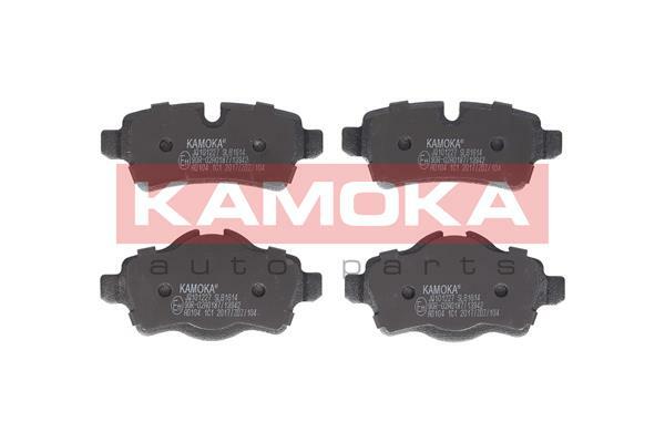 Klocki hamulcowe - komplet, KAMOKA JQ101227 KAMOKA