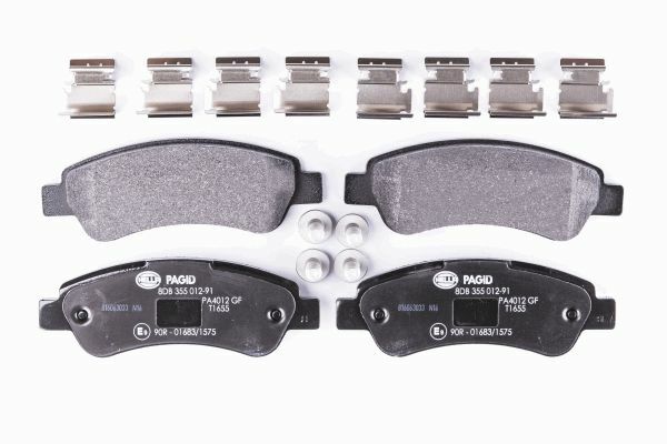 Klocki hamulcowe - komplet 8DB 355 012-911 HELLA