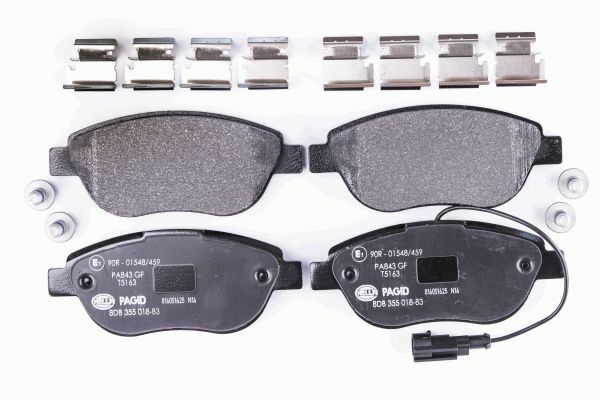 Klocki hamulcowe - komplet 8DB 355 018-831 HELLA