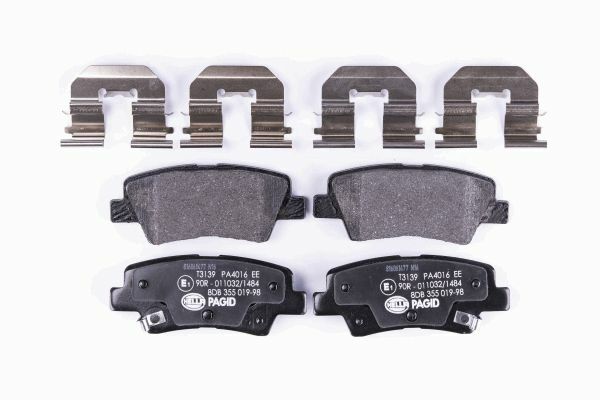 Klocki hamulcowe - komplet 8DB 355 019-981 HELLA
