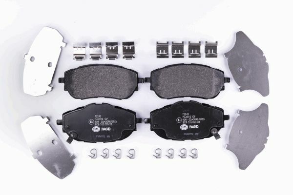 Klocki hamulcowe - komplet 8DB 355 020-281 HELLA