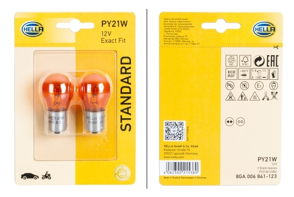 Żarówka, STANDARD 8GA 006 841-123 HELLA