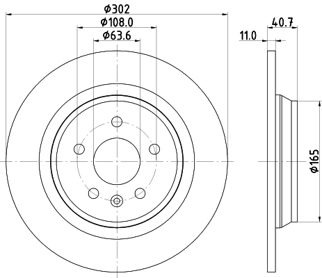 Tarcza hamulcowa, PRO 8DD 355 120-371 HELLA
