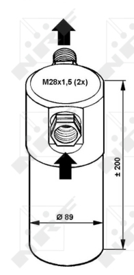 Osuszacz klimatyzacji, EASY FIT 33081 NRF