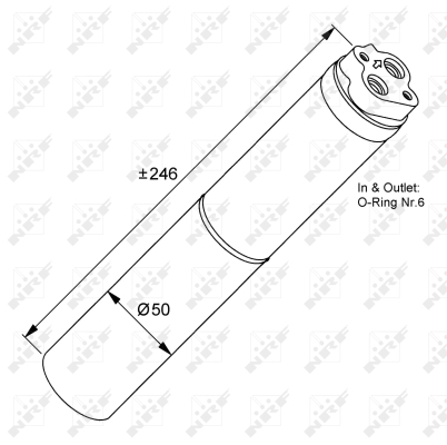 Osuszacz klimatyzacji, EASY FIT 33133 NRF