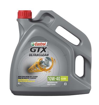 Olej, GTX ULTRACLEAN 10W-40 A3/B4 15A4D3 CASTROL