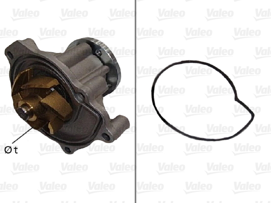 Pompa wodna 506593 VALEO