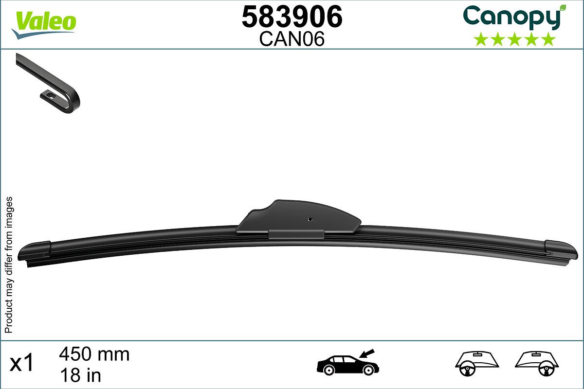 PIÓRO WYCIERACZKI 450MM CANOPY UPGRADE 583906 VALEO