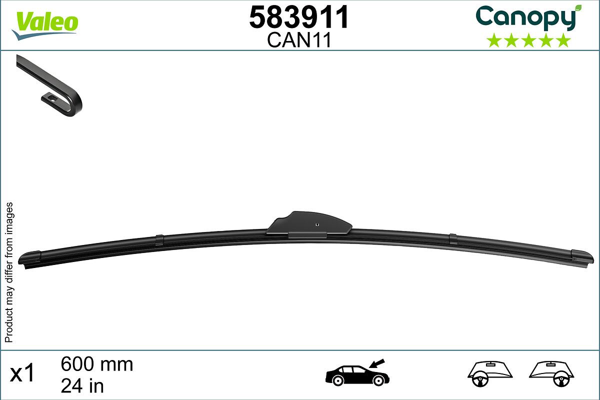 PIÓRO WYCIERACZKI 600MM CANOPY UPGRADE 583911 VALEO