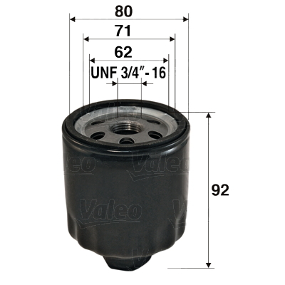 Filtr oleju 586009 VALEO