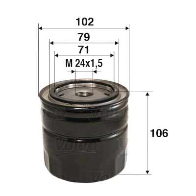 Filtr oleju 586025 VALEO