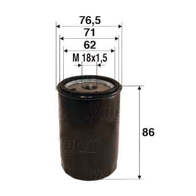 Filtr oleju 586058 VALEO