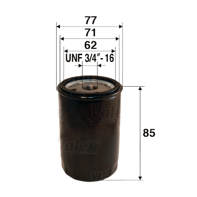 Filtr oleju 586073 VALEO