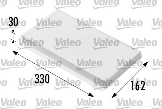 Filtr kabinowy przeciwpyłkowy, VALEO ESSENTIAL 698711 VALEO