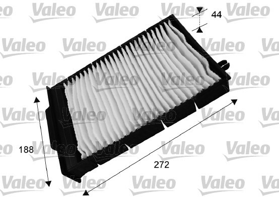 Filtr kabinowy przeciwpyłkowy, VALEO ESSENTIAL 698730 VALEO