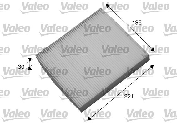 Filtr kabinowy przeciwpyłkowy, VALEO ESSENTIAL 698869 VALEO