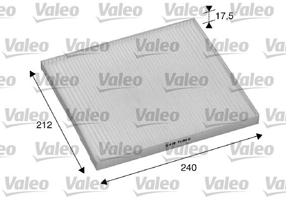 Filtr kabinowy przeciwpyłkowy, VALEO ESSENTIAL 698895 VALEO