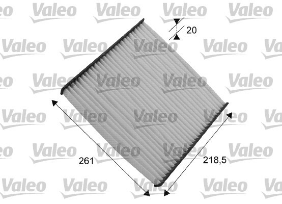 Filtr kabinowy przeciwpyłkowy, VALEO ESSENTIAL 715552 VALEO