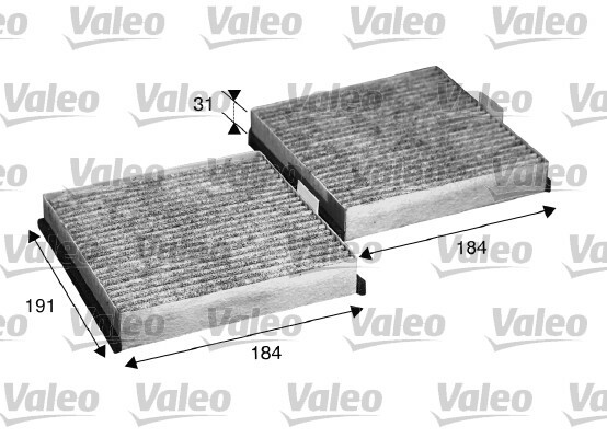 Filtr kabinowy przeciwpyłkowy, VALEO PROTECT 715568 VALEO