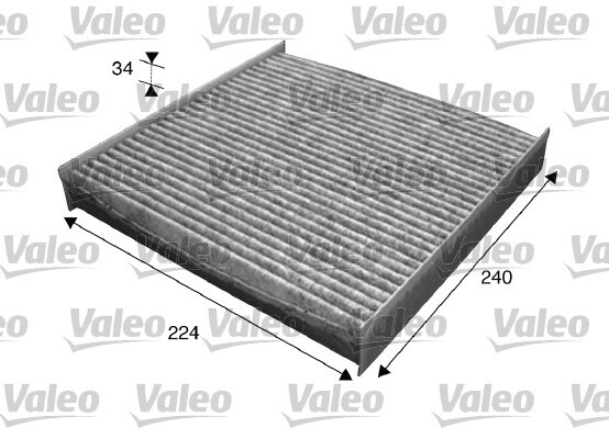 Filtr kabinowy przeciwpyłkowy, VALEO PROTECT 715629 VALEO