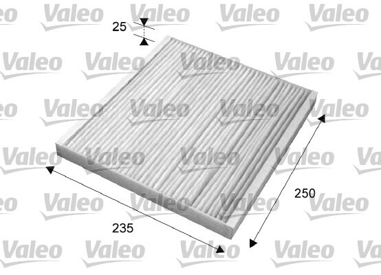 Filtr kabinowy przeciwpyłkowy, VALEO ESSENTIAL 715636 VALEO