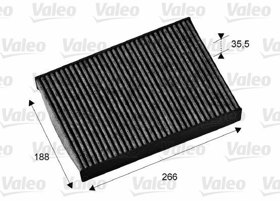 Filtr kabinowy przeciwpyłkowy, VALEO PROTECT 715673 VALEO