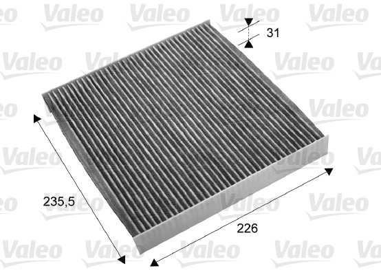 Filtr kabinowy przeciwpyłkowy, VALEO PROTECT 715678 VALEO